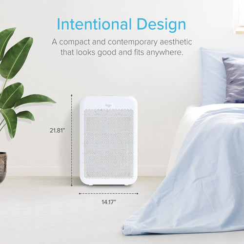 Lago 322 Sq. Ft. 3-Stage Filter Air Purifier White