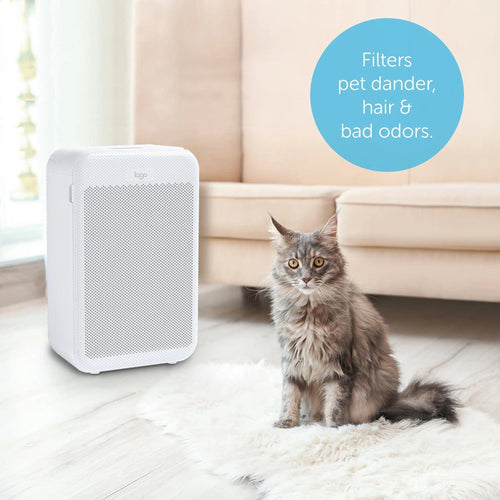 Lago 322 Sq. Ft. 3-Stage Filter Air Purifier White