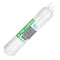The U-Type Pre-Carbon Filter, 2.5" x 11", is a premium cylindrical white filter with a green and gray label, barcode, and two connectors on each end, shown diagonally against a white background.