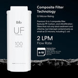 Filtro de ultrafiltración Brio 3 en 1 - UF100FBLK, UF100FWHT