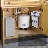 Undersink Water Dispenser Cooler, Stainless Steel, Brio Premiere - water cooler