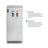 Undersink Water Dispenser Cooler, Stainless Steel, Brio Premiere - water cooler